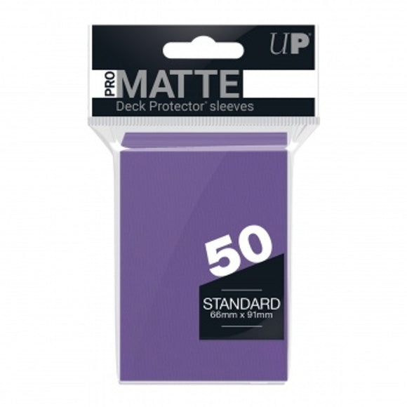 Ultra Pro Pro-Matte Purple Standard Deck Protector Sleeves 50ct