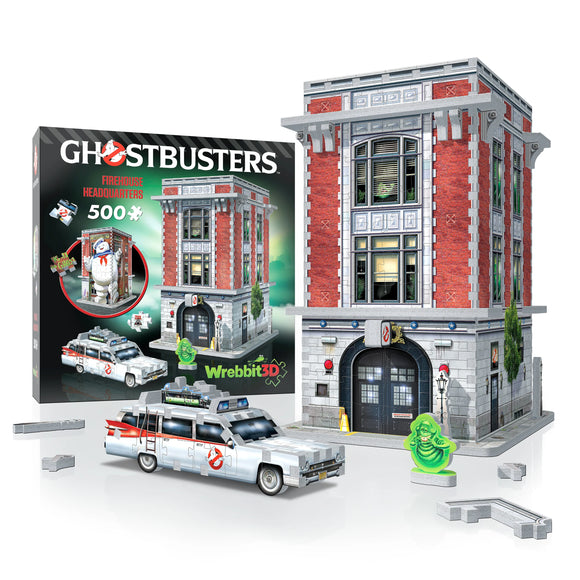 Wrebbit 3D Ghostbusters Firehouse Headquarters Jigsaw Puzzle
