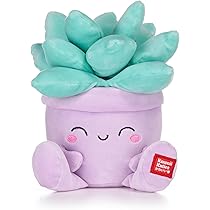 Kawaii Kuties 9.5” (24cm) Potted Succulent Plant Soft Plush