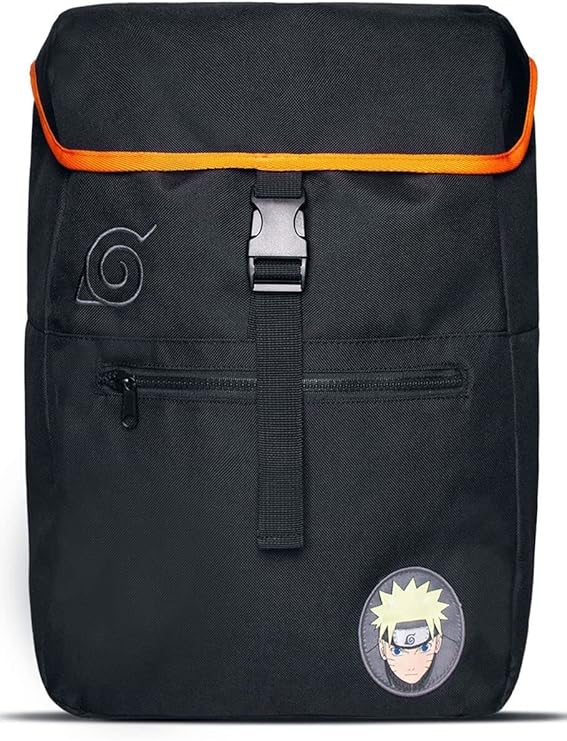 Naruto Unisex's Shippuden-Backpack, Black, One Size