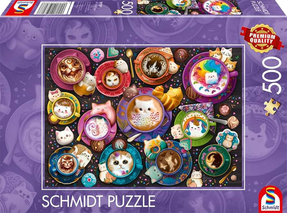Schmidt Coffee Art Kittens Puzzle 500Pcs
