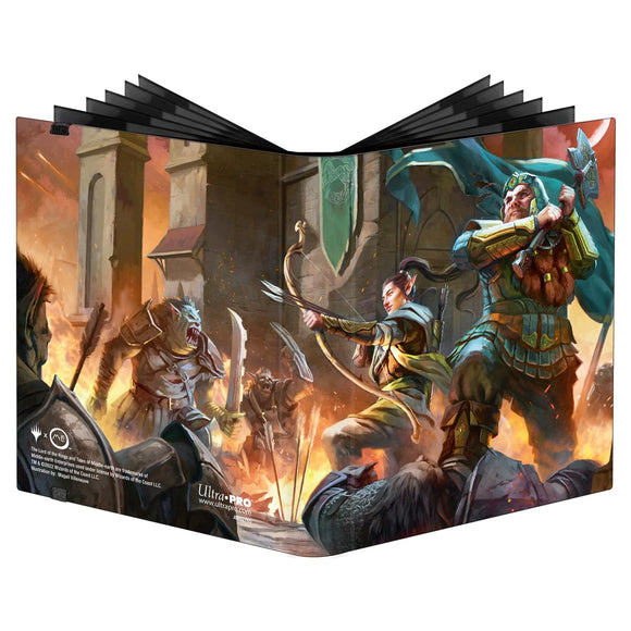 Ultra Pro - MTG: The Lord Of The Rings: Tales Of Middle-Earth - 4-Pocket PRO-Binder Featuring: Legolas & Gimli