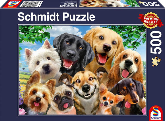 Schmidt Dog Selfie – 500 Piece Jigsaw Puzzle