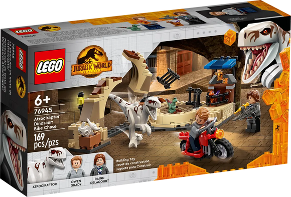 Lego Jurassic World Dominion Atrociraptor Dinosaur: Bike Chase 76945 - Retired Kit