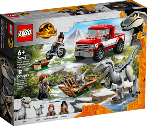 Lego Jurassic World Dominion Blue & Beta Velociraptor Capture 76946 - Retired Kit