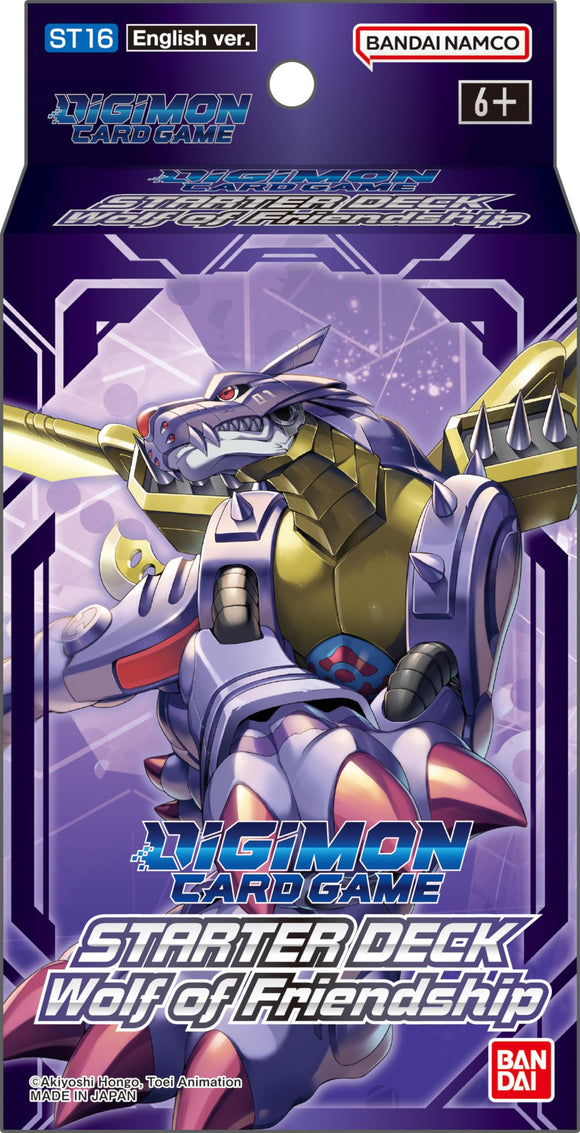 Digimon Card Game: Starter Deck Wolf of Friendship [ST16] - 10% Off