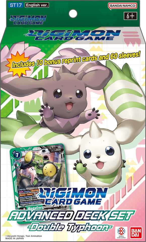 Digimon Card Game: Advanced Deck Set - Double Typhoon [ST17]  - 10% Off