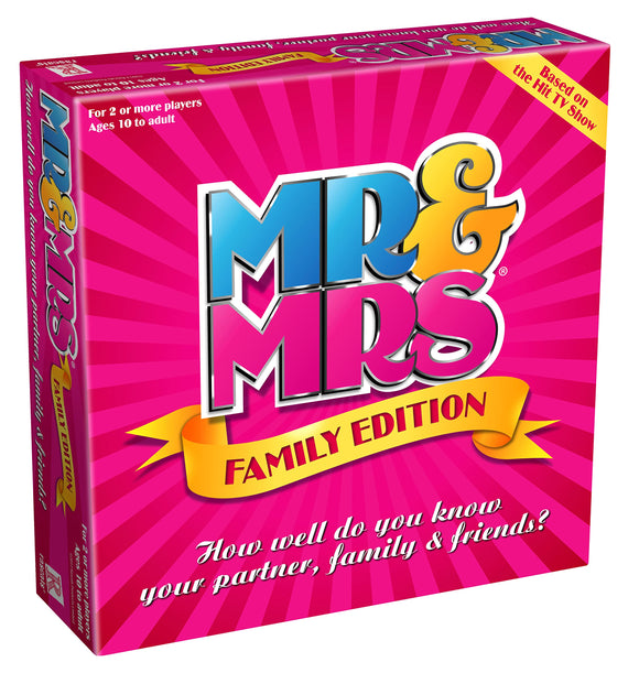 Mr & Mrs Family Edition Board Game