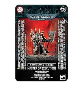 Chaos Space Marines Master of Executions 20% Off (Applied at checkout)