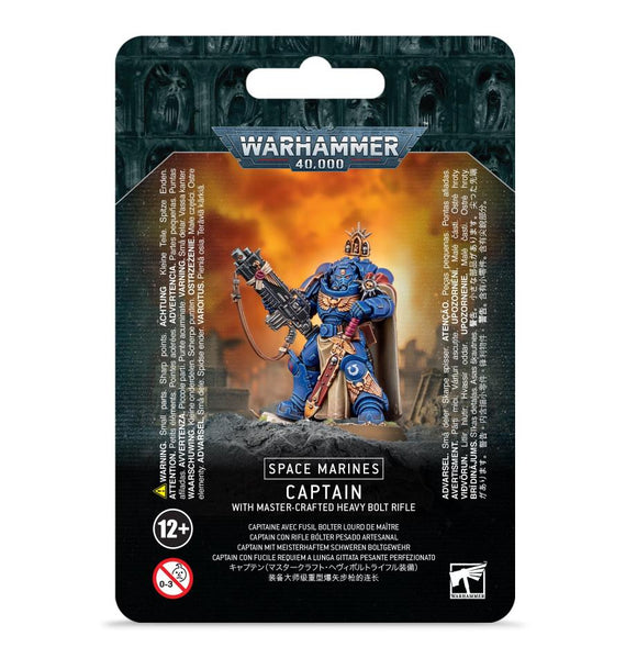Space Marines Captain with Master-crafted Heavy Bolt Rifle 20% Off (Applied at checkout)