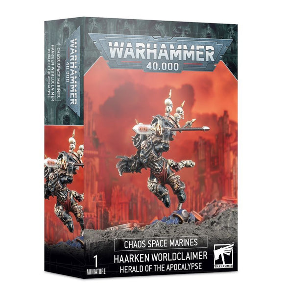 Chaos Space Marines Haarken Worldclaimer Herald of the Apocalypse 20% Off