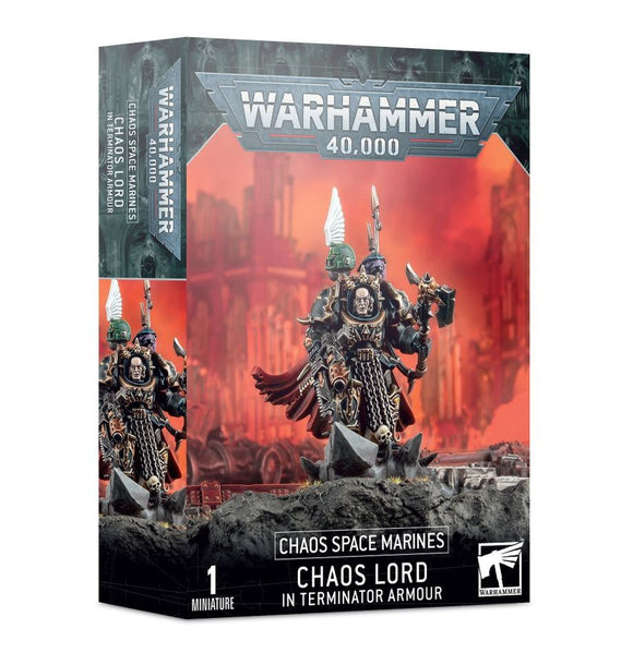 Chaos Space Marines Chaos Lord / Sorcerer In Terminator Armour 20% Off