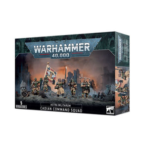Astra Militarum Cadian Command Squad 20% Off (Applied at checkout)