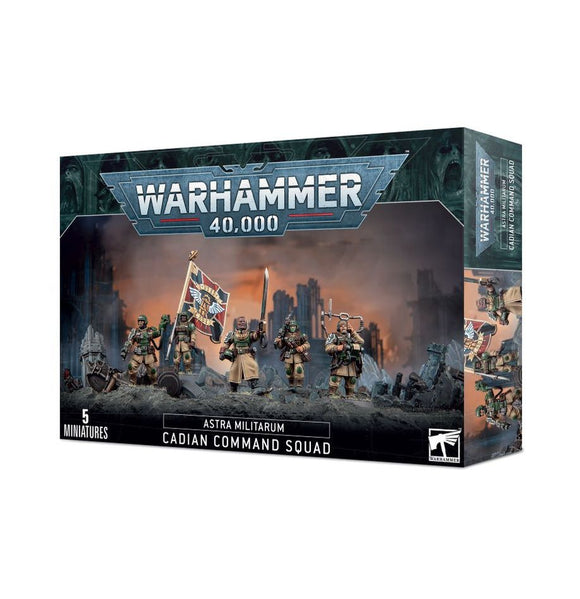 Astra Militarum Cadian Command Squad 20% Off (Applied at checkout)