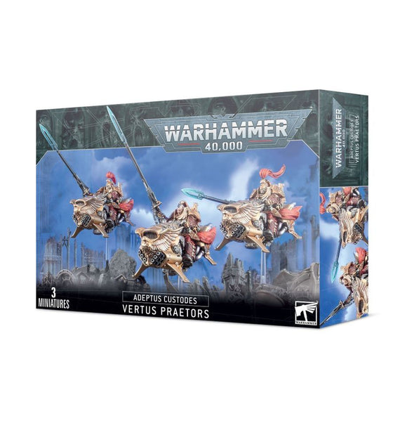 Adeptus Custodes Vertus Praetors/Shield-Captain on Dawneagle Jetbike 20% Off