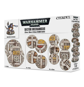 Sector Mechanicus Industrial Bases 32mm, 40mm & 65mm Round Bases 20% Off (Applied at checkout)