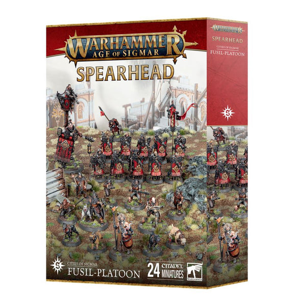 SPEARHEAD:CITIES OF SIGMAR FUSIL-PLATOON 20% Off (Applied at checkout)
