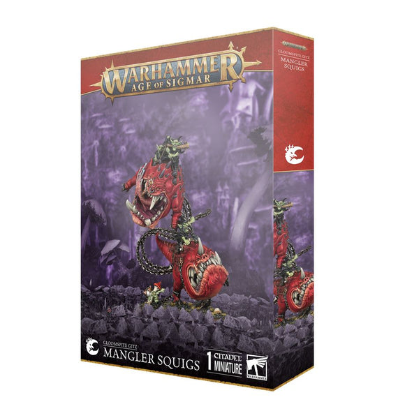 Gloomspite Gitz Mangler Squigs / Loonboss on Mangler Squigs 20% Off