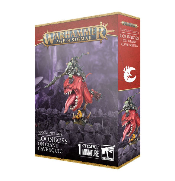 Gloomspite Gitz Loonboss on Giant Cave Squig 20% Off