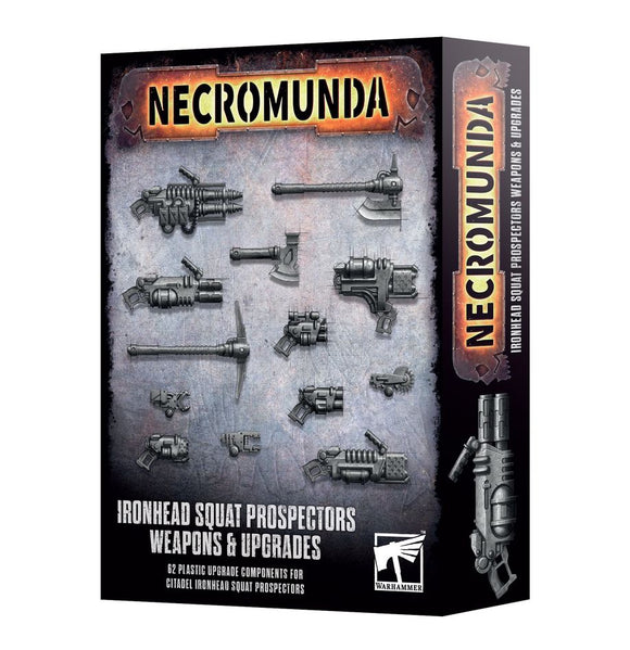 Necromunda Ironhead Squat Prospectors Weapons & Upgrades 20% Off