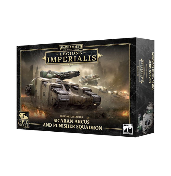 Legions Imperialis:  Legiones Astartes Sicaran Arcus and Punisher Squadron 20% Off