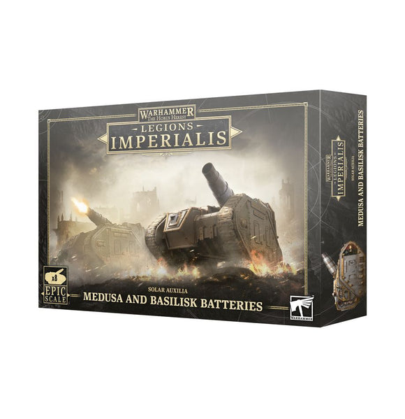 Legions Imperialis: Solar Auxilia Medusa and Basilisk Batteries 20% Off