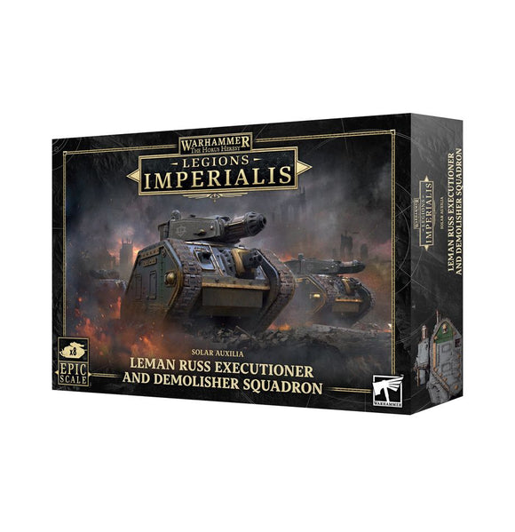 Legions Imperialis: Solar Auxilia Leman Russ Executioner and Demolisher Squadron 20% Off