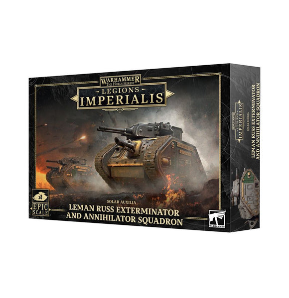 Legions Imperialis: Solar Auxilia Leman Russ Exterminator and Annihilator Squadron 20% Off