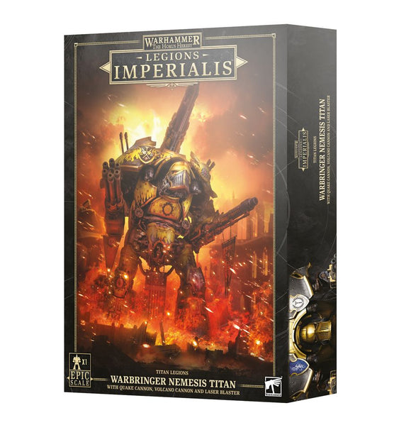 Legions Imperialis: Warbringer Nemesis Titan with Quake Cannon, Volcano Cannon, and Laser Blaster 20% Off