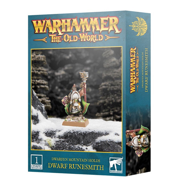Warhammer The Old World Dwarfen Mountain Holds Dwarf Runesmith 20% Off
