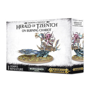 Disciples of Tzeentch Fateskimmer, Herald of Tzeentch on Burning Chariot/ Exalted Flamer (Online Exclusive) 10% Off (Applied at checkout)