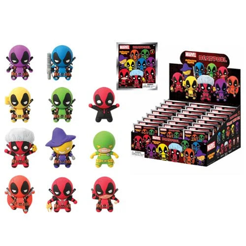 Marvel Deadpool Figural Bag Clip/ Keychain Series 2 Blind Bag