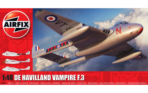 Airfix A06107 de Havilland Vampire F.3