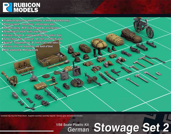 Rubicon Models 280118 German Stowage Set 2 - 10% Off