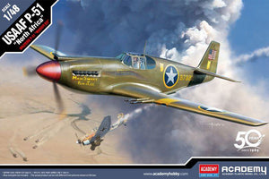 Academy Hobby Models 1/48 USAAF P-51 "North Africa" Plastic Model Kit [12338]