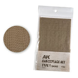 AK Interactive CAMOUFLAGE NET SAND TYPE 1