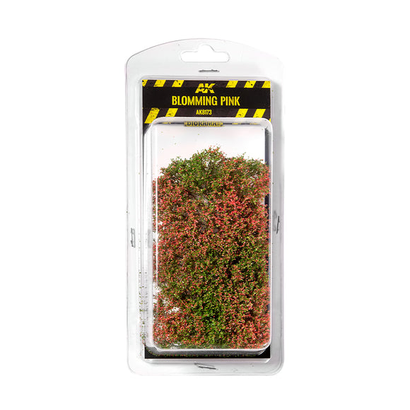 AK Interactive BLOMMING PINK SHRUBBERIES 1:35 / 75MM / 90MM