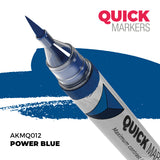 AK Interactive POWER BLUE - QUICK MARKER