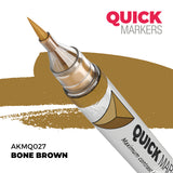 AK Interactive BONE BROWN - QUICK MARKER