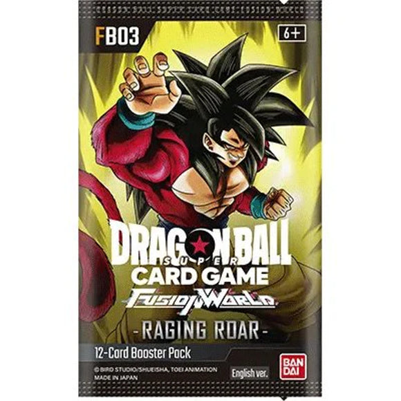 Dragon Ball Super TCG: Fusion World Raging Roar Booster Pack (FB03)