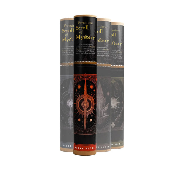 Its a Mystery Fortuitous Scroll of Mystery Dice - The Sun Tarot Card