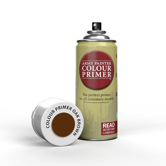 The Army Painter Colour Primer: Oak Brown Spray (Store Collection Only) I.D. Required 16+