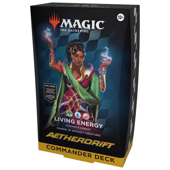 Magic The Gathering Aetherdrift Commander Deck - Living Energy