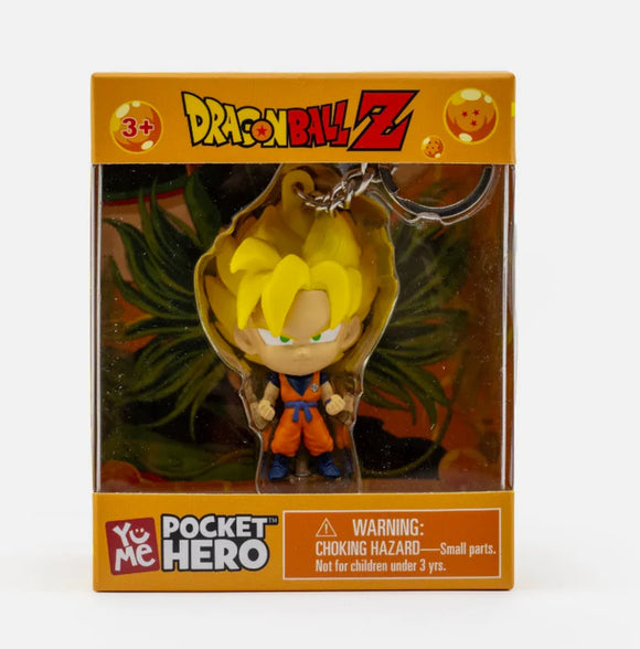 Dragon Ball Z YUME POCKET HERO KEYCHAIN - Super Saiyan Goku