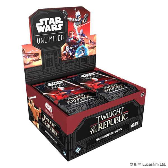Star Wars: Unlimited Twilight of the Republic Booster Box 20% Off
