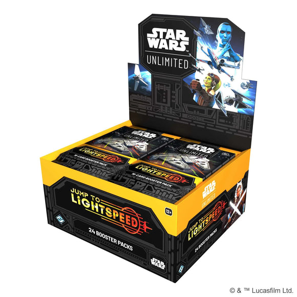 Star Wars: Unlimited Jump to Lightspeed Set 4 Booster Display 20% Off