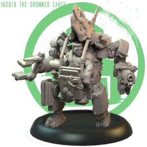 The Drowned Earth Forek Mounted: Militia Leader