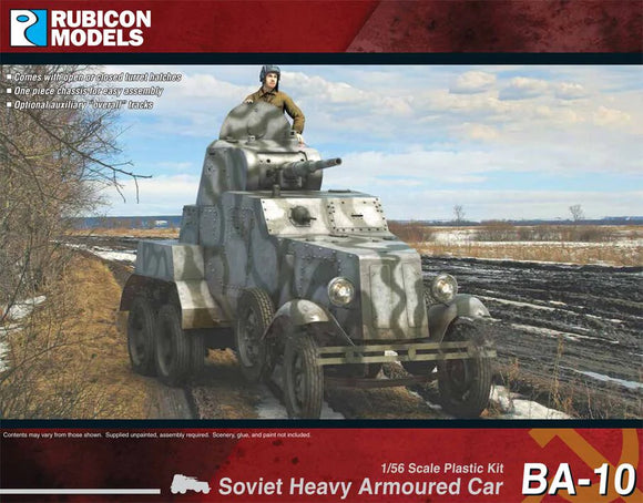 Rubicon Models 280085 - BA-10 Heavy Armoured Car 10% Off