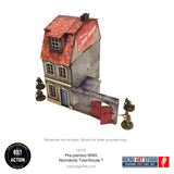 Bolt Action Pre-painted WW2 Normandy Townhouse 1