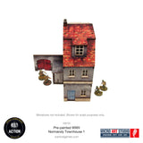 Bolt Action Pre-painted WW2 Normandy Townhouse 1